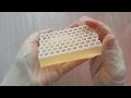 Мыло пчелиные соты с добавлением меда | Процесс заливки | ♥♥♡♡♡