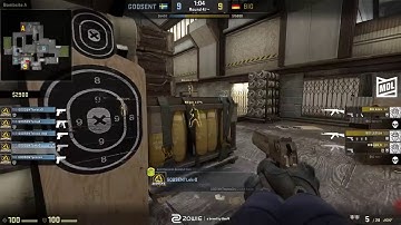 Lekr0 - 3 Deagle HS kills on B defense cache vs BIG [ESEA]