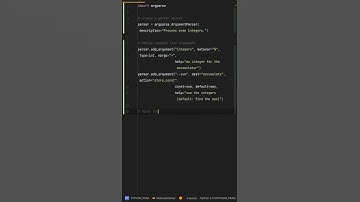 What’s the power of argparse for Python CLI? Master Command-Line Interfaces with argparse in Python!