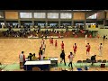 第42回全国高校選抜ハンドボール大会・男子１回戦  総社 vs 学法石川  前半  ‪2019.3.24‬  埼玉県三郷市総合体育館  ユニフォーム赤・学法石川 青・総社
