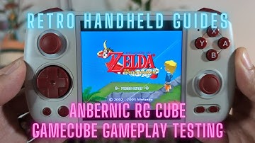 Anbernic RG Cube Gamecube Gameplay Testing