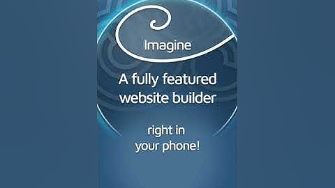 A Fully Featured Website Builder for your Phone