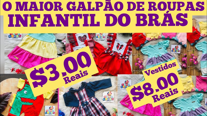 💰 R$1,99 ATACADO - Moda Bebê no Brás a preços nunca divulgados