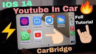 Watch Youtube In Car with IOS 14 Carplay | Carbridge with IOS 14 / IOS 13 screenshot 4