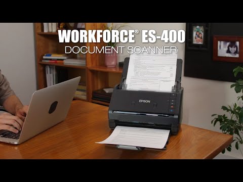 Epson WorkForce ES-400 | Take the Tour of the Duplex Document Scanner