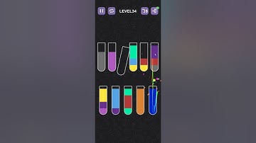 Water sort puzzle   Level 34