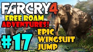 Far Cry 4 Free Roam Adventures - - Epic Wingsuit Jump Funny Co-Op Gameplay