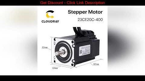 Best Cloudray Nema 23 Stepper Motor 2.0N.m 4.0A Closed Loop Stepper Servo motor with Encoder for CN