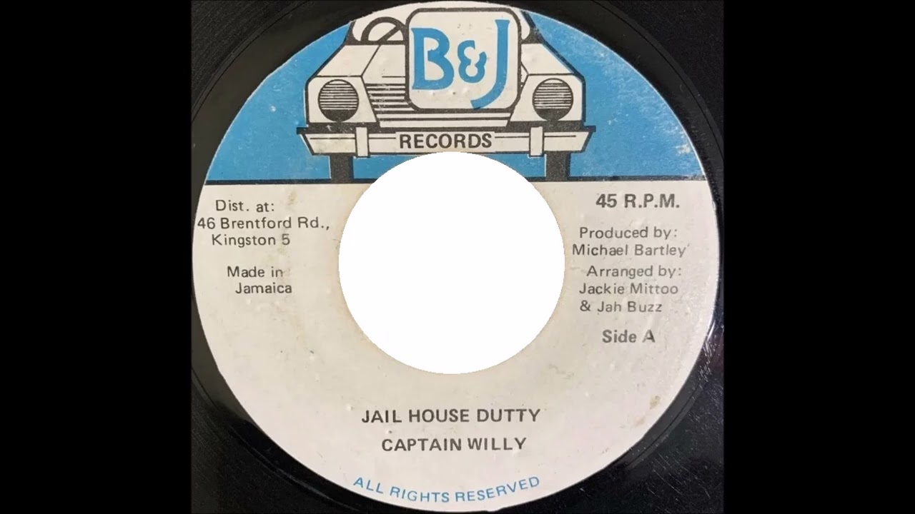 【激レア】　Captain Willy – Jail House Dutty Captain Willy - Jail House Dutty + Dub - 7