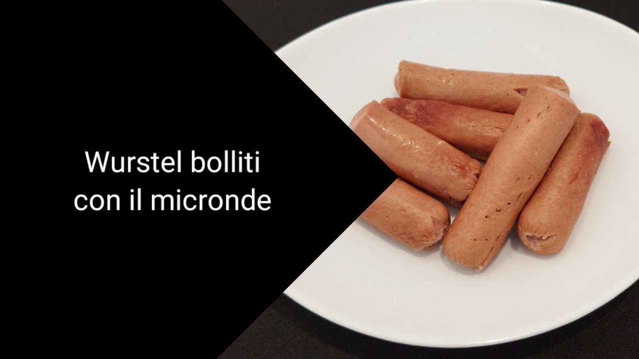 Wurstel bolliti con il microonde - YouTube