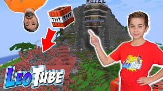 Inundamos Villa volcán de TNT Minecraft
