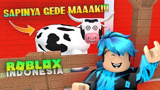 BANG MIMIN KELILING KE PETERNAKAN SAPI - Escape The Farm Obby Roblox Indonesia