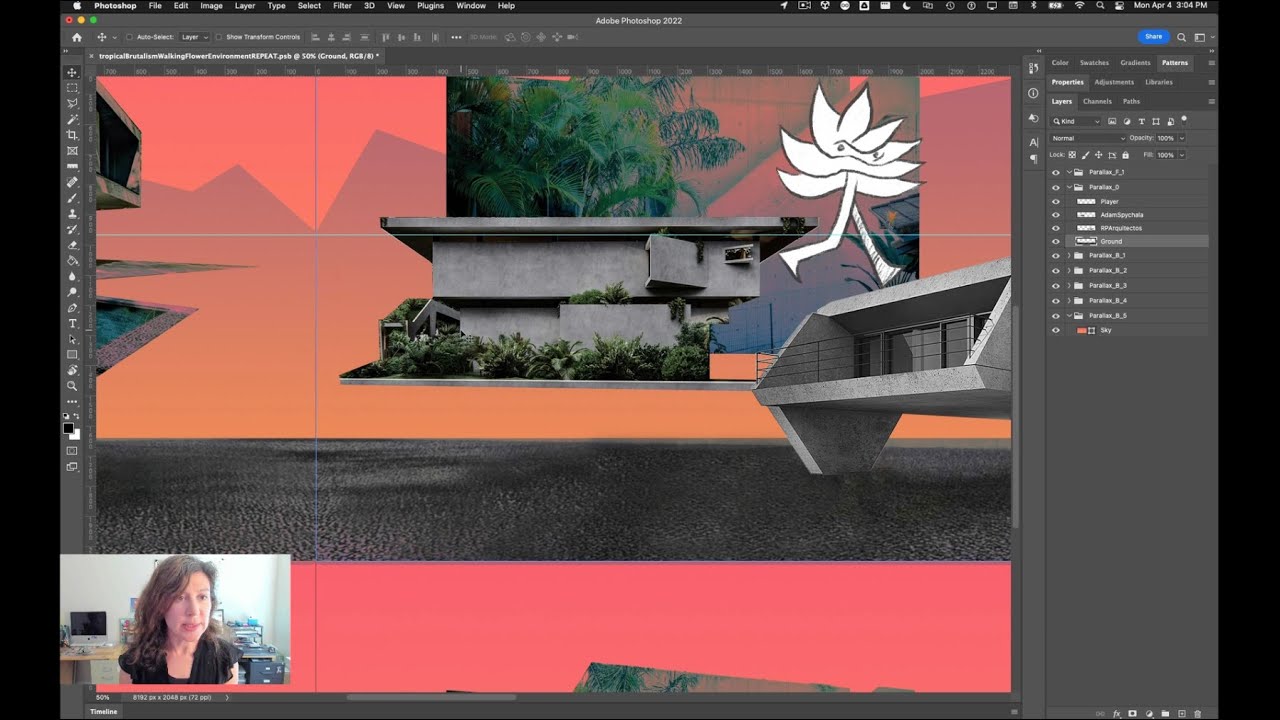How to create a parallax scene with Unity and PSD Importer - YouTube