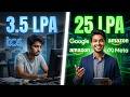 The Reality of Tech Jobs: Product Based vs Service Based Company Difference🔥|3.5LPA vs 25LPA Reality