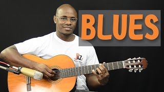 BLUES - Aula de Violão - Batida / Ritmo chords