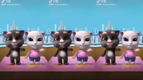 Mèo Talking Tom Cute Dancing Baby | Dancing Tom Colors | TIK TOK #18