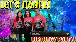 LET&#39;S DANCE! BIRTHDAY PARTY DISCO LIVE BAND 2024 | ARLIN, REA &amp; PRUDY FT. ZALDY MINI SOUND