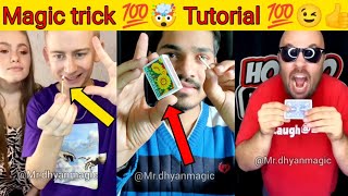 Magic trick 💯🤯 Tutorial 💯😉👍 || #magic @Mr.dhyanmagic