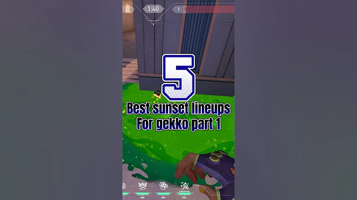 Radiant post plant Gekko lineups on sunset | Valorant tips and tricks pt 1