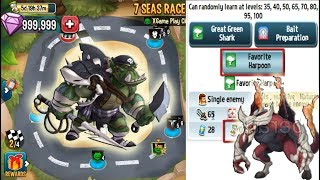 Monster Legends - Team Race Shork level 115 Review Progress
