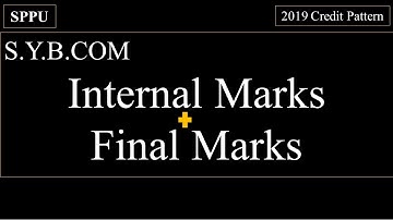 S.Y.B.Com Credit Pattern || Internal and Final Marks Classification ||