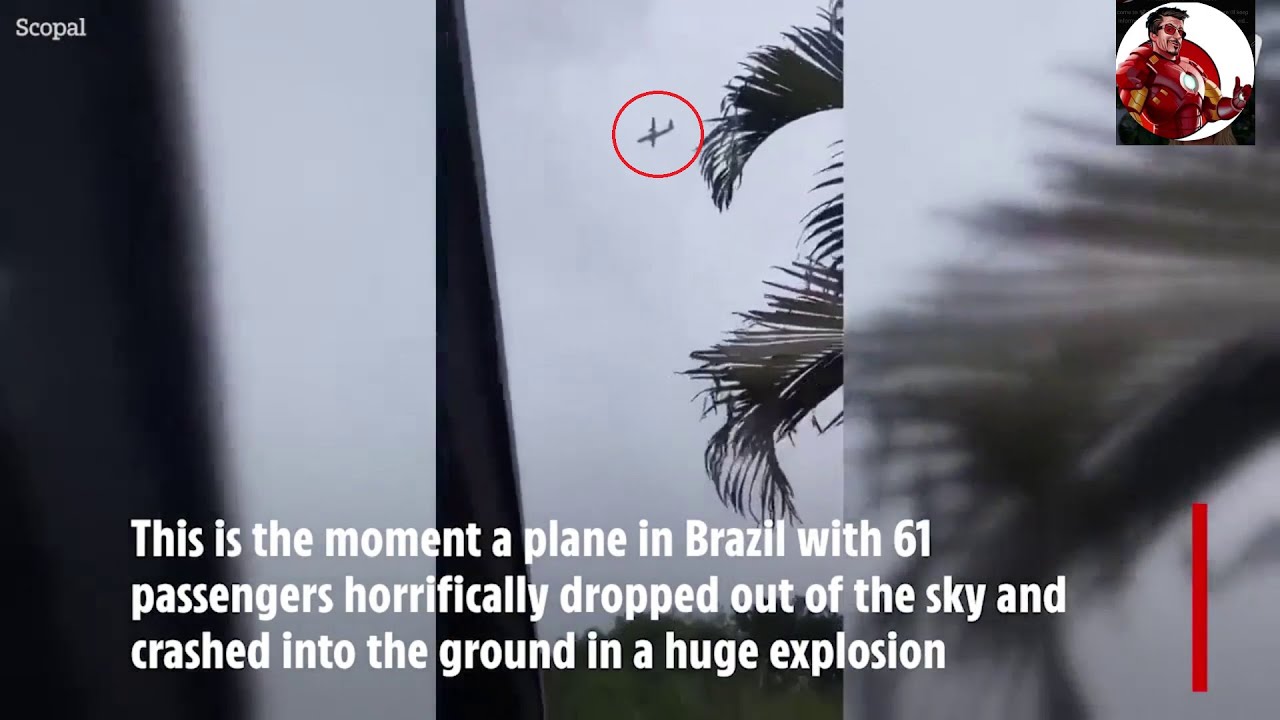 Horrific moments before Brazil plane crash in Vinhedo | Brazil Plane ...