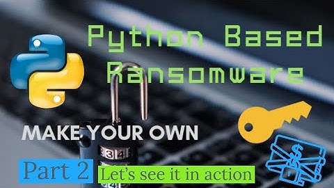 Python based Ransomware Part 2| Python for Ethical Hackers
