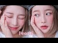 🍑 뽀송뽀송한 복숭아 메이크업 GRWM - ! 🍑 feat.이니스프리 꼼꼼카라 제로 간단리뷰  | 소윤