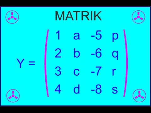 Video: Cara Menukar Matriks Pada Komputer Riba