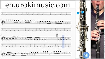 How to Play Clarinet Sam Smith Stay With Me Part#1 Melody School Learn Class Course Tutorial Sheet