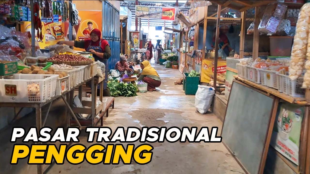 Suasana Pasar Tradisional Pengging, Kab  Boyolali
