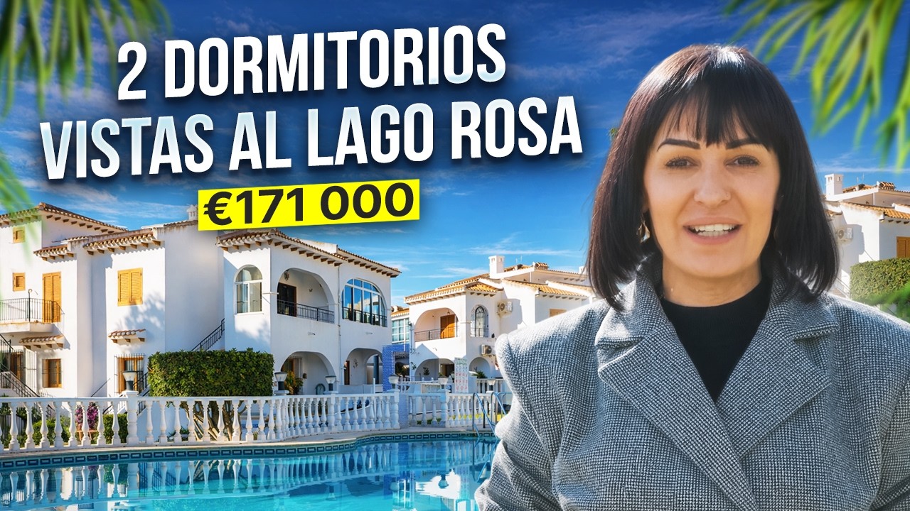 Bungalow en Torrevieja – 2 dormitorios, piscina y vistas al lago rosa | 171.000 €