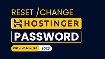 How To Reset Hostinger Password 2024 | How To Change Hostinger Password
