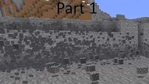 minecraft timelapse mining a whole chunk pt. 1