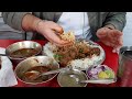 Mutton Handi Aur Pota kaleji Family Chicken Corner Ki | Mutton Curry With Rice | Jammu food tour