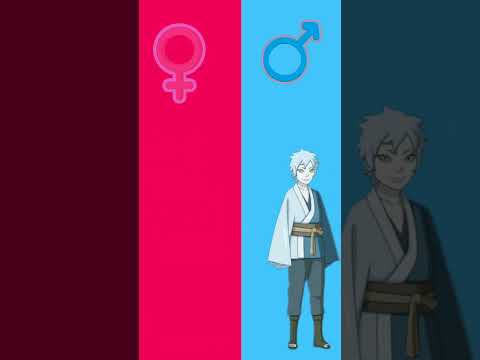 Naruto characters gender swap#boruto#shikadai#sarada#mitsuki#kawaki#sumire#edit#shorts#anime