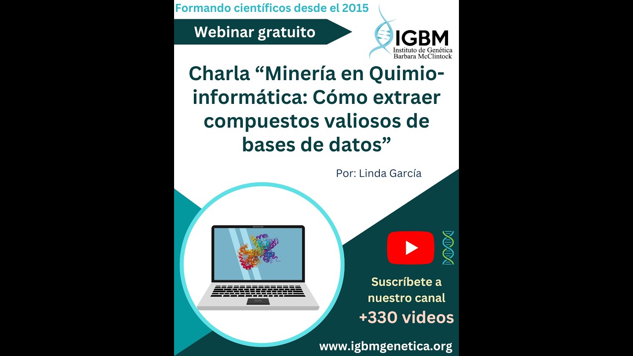 Charla “Minería en Quimio-informática: Cómo extraer compuestos valiosos de bases de datos”