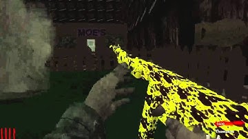 CoD WaW Zombies custom map - SImpsons(epic fail)