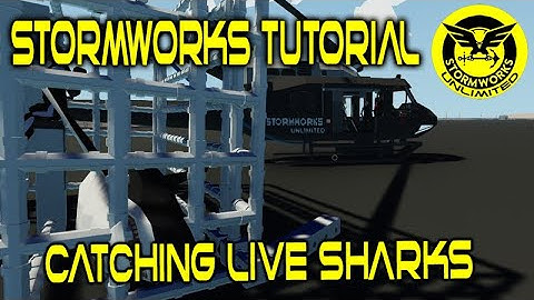 Stormworks Tutorial - Catching Live Sharks Using Live Bait!