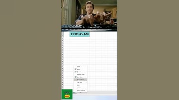 Add a digital clock in Excel  #excel #excelshortcuts #exceltips #exceltricks