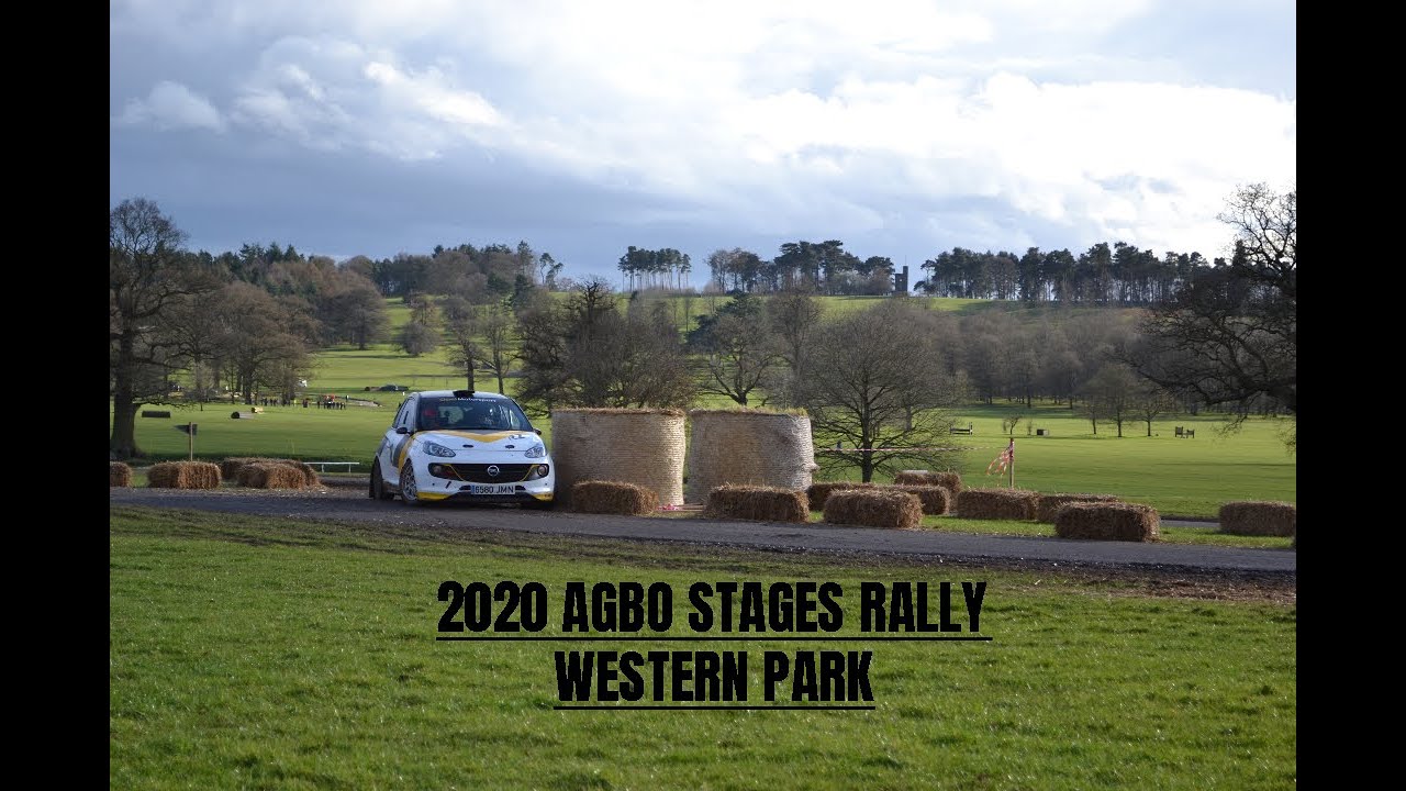 2020 AGBO Rally stages at western park 70+ cars - YouTube