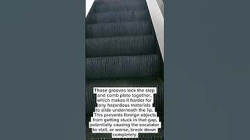 WHY ESCALATOR HAVE GROOVES❗️#shorts #fypシ #amazing #escalator #viral
