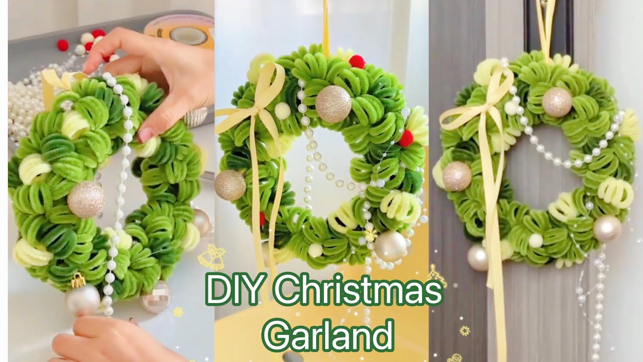 DIY Christmas Garland YouTube