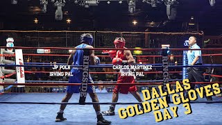 DALLAS TX Golden Gloves 2024! Amateur Boxers Compete On Day 3!