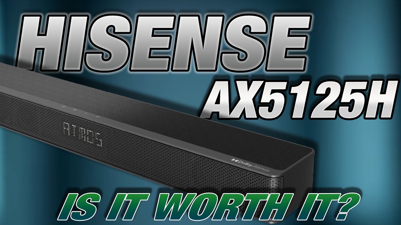 Hisense AX5125H 5.1.2 Ch Soundbar with wireless subwoofer