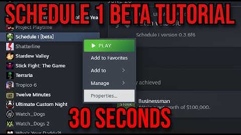How To Play The NEW Schedule 1 Update (30 Sec Guide)