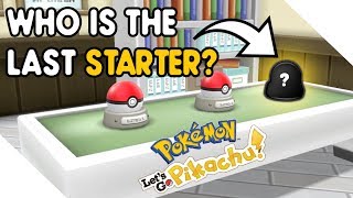 Who Is The 3rd Starter In Pokemon Let's Go?