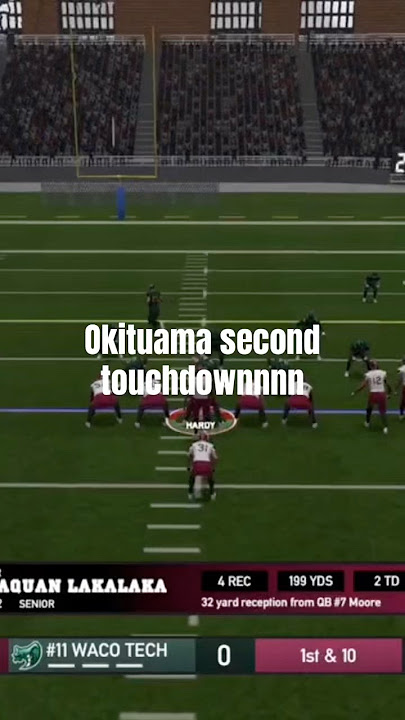 Okituama second touchdownnnn #jburkie07 #fyp #viral