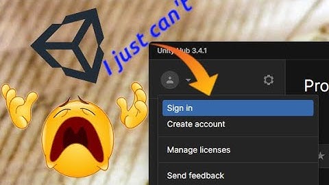 Unity hub cannot sign in (But every other button works)??? please send help 🥲