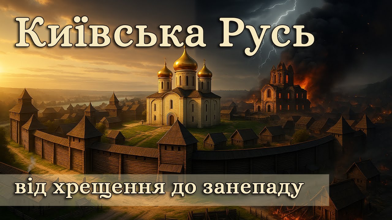 ⚔️ Київська Русь — від хрещення до занепаду | Історія великої держави